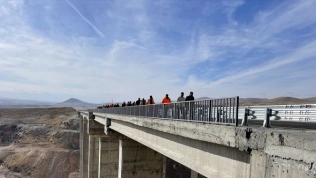 Taşlı Güney-2 Viyadüğü açıldı