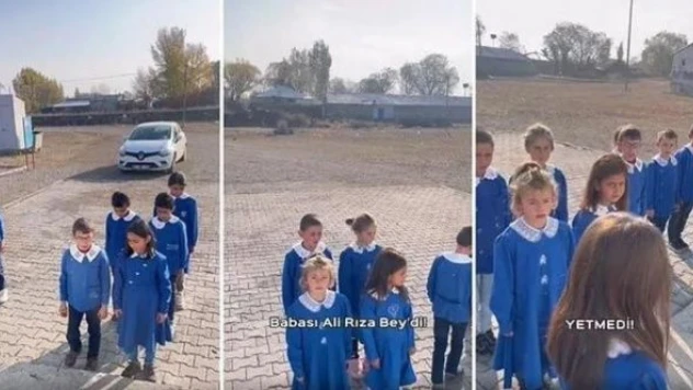 Kars'taki çocuklardan duygulandıran 10 Kasım çalışması