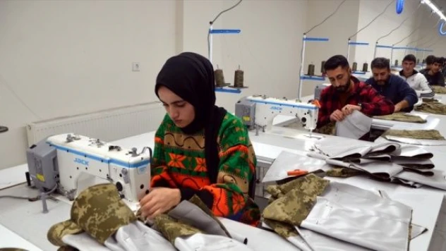 Muşlu ev kadını tekstil atölyesi kurdu