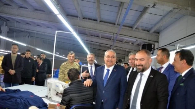 Muş'ta tekstil fabrikasının açılışı yapıldı