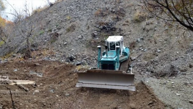 Muş'ta terörden arındırılan köy altyapıya kavuşuyor