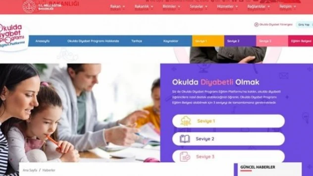 'Okulda Diyabet Programı Eğitim Platformu' erişime açıldı