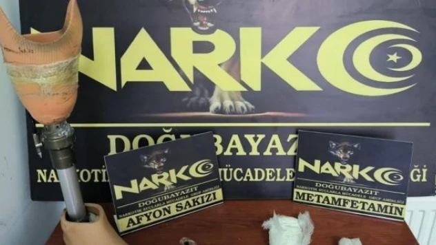 Uyuşturucuyu öyle bir yere sakladı ki...