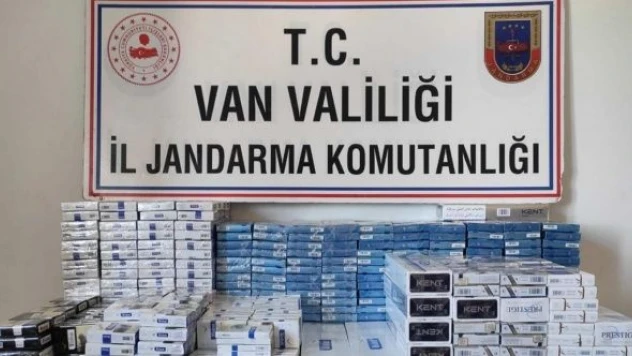 Van'da gümrük kaçağı sigara operasyonu!