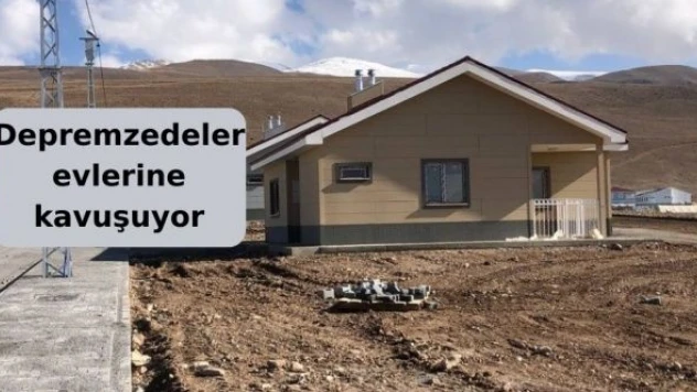 Van'daki depremzedelerin evleri tamamlandı