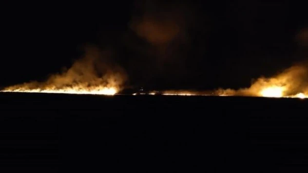 Yüksekova Nehil Sazlığı'nda yangın çıktı