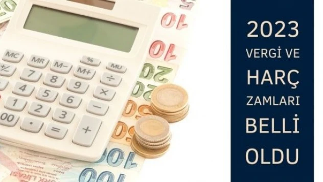 2023 vergi ve harçları belli oldu