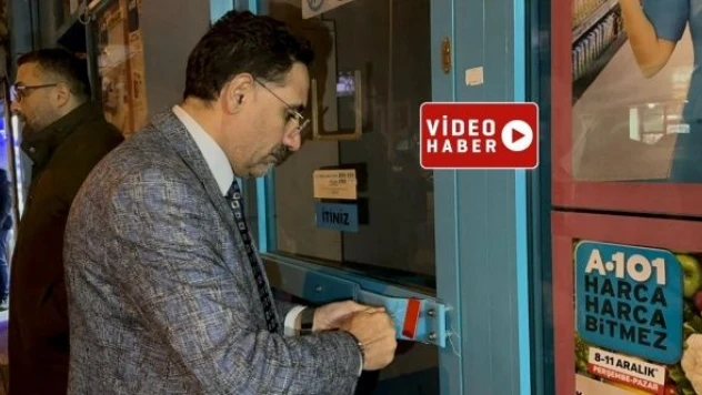 Ağrı'da 4 zincir market daha mühürlendi