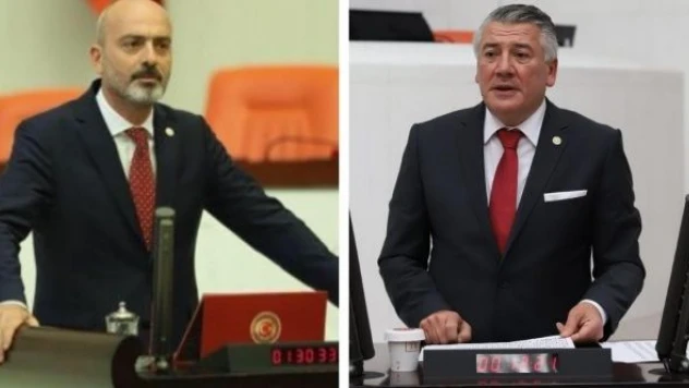 AK Partili vekillerle İYİ Partili vekiller birbirine yumrukla girdi