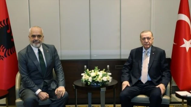 Cumhurbaşkanı Erdoğan, Arnavutluk Başbakanı Rama'yı kabul etti