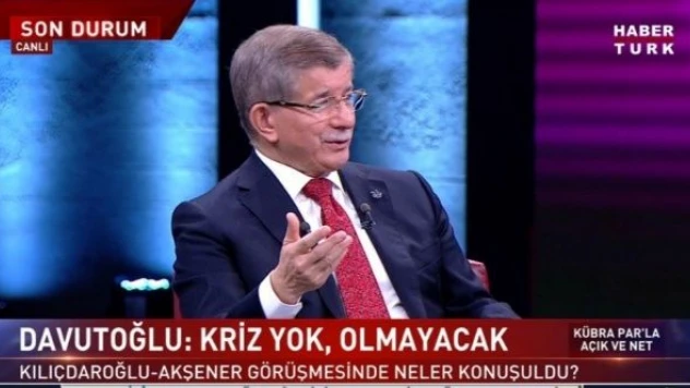Davutoğlu: "Bahçeli küçük aklıyla altılı masanın içerisine fitne sokmaya çalışıyor!"