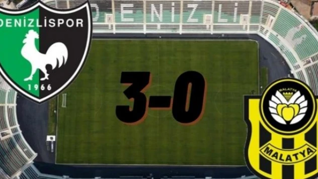 Denizlispor 3-0 Yeni Malatyaspor
