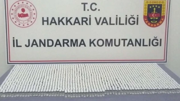 Hakkari Jandarması kaçak botoks malzemesine geçit vermedi