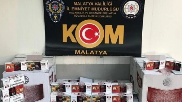 Malatya'da kaçak makaron operasyonu!