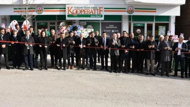 Tarım Kredi Kooperatif Marketi Hakkari şubesi açıldı