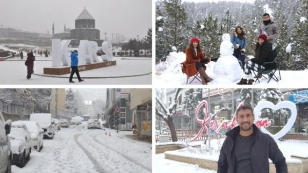 Doğu Anadolu sonunda beyaz nimete kavuştu