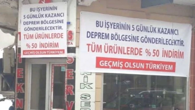 Bayburt esnafı günlük kazancını depremzedelere gönderiyor