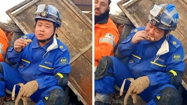 Çinli arama kurtarma ekibinin otlu peynir yeme hikayesi