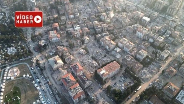 İşte depremden etkilenen 10 ilin dron görüntüleri