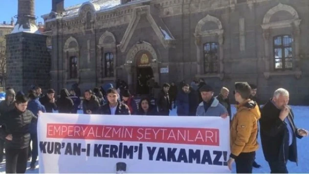 İsveç'teki çirkin eyleme Kars TGB'den tepki