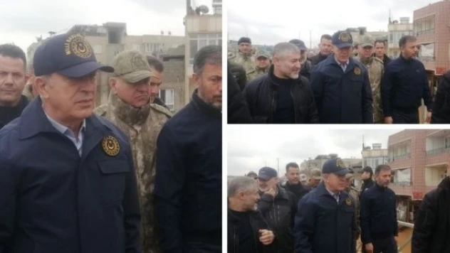 3 bakan sel bölgesini ziyaret etti