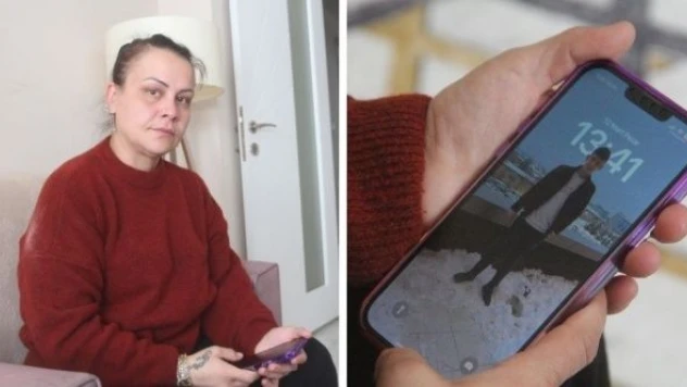Acılı anne enkazda kaybolan oğlunu arıyor