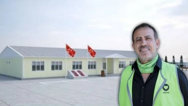 AHBAP prefabrik okul için kolları sıvadı