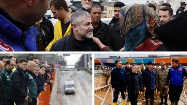 Bakan Nebati: ''Önceliğimiz selden etkilenen vatandaşımızın temel ihtiyaçlarını gidermek''