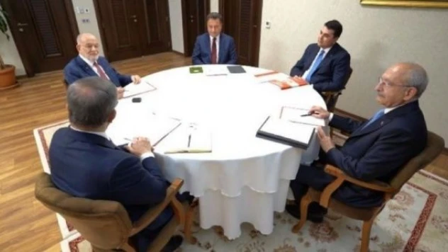 Beşli Masa bugün toplanıyor: Gündem cumhurbaşkanı adayı