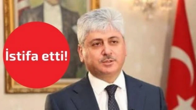 Bir Vali daha istifa etti