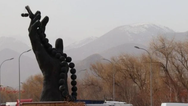 Erzurum'u toz bulutu kapladı