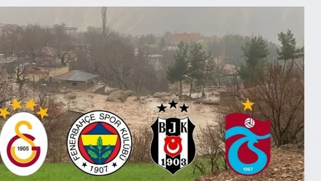 Kulüpler sel felaketinin ardından geçmiş olsun mesajı yayımladı