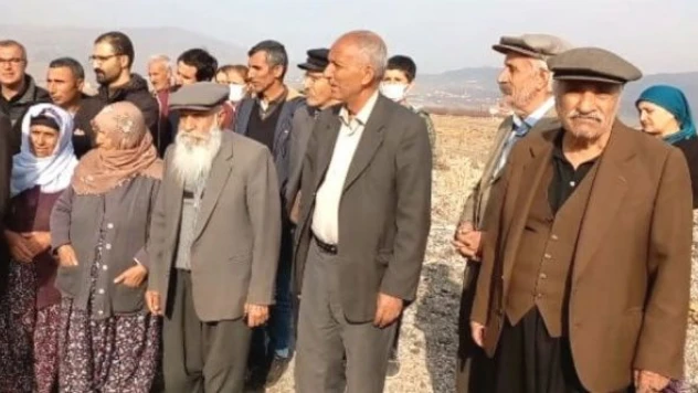 Malatya'da asbest mağduru köylüler basın açıklaması yaptı