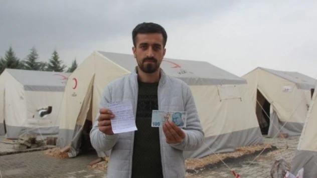 Küçük kızdan Malatyalı depremzedeye duygulandıran mektup