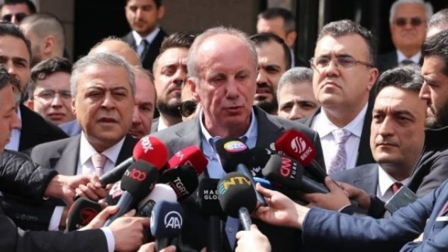 Muharrem İnce, cumhurbaşkanlığı adaylık başvurusunu yaptı