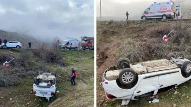 Tunceli'de trafik kazası!