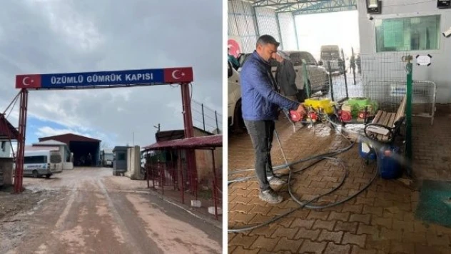 Üzümlü Sınır Kapısı'nda şap hastalığı alarmı!