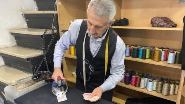 Vanlı terzi paraları da ütülüyor