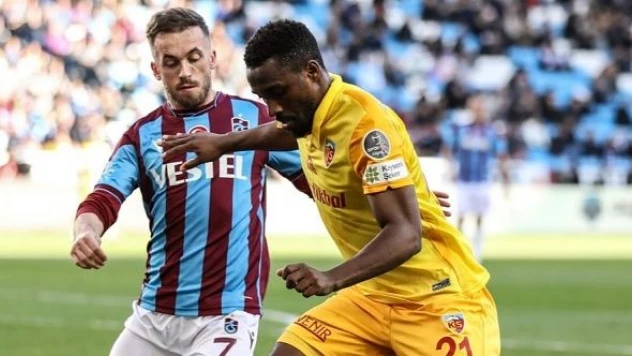 Trabzon'da gol düellosunun galibi Kayserispor