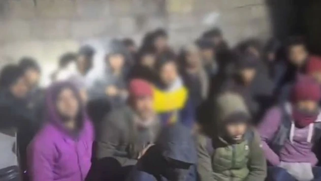 Van'da yasa dışı göçmenler bakın nerede yakalandı...