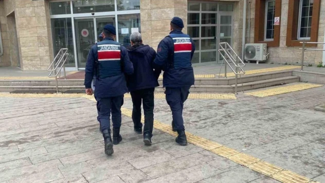 5 yıl hapis cezası ile aranana şahıs jandarma tarafından yakalandı