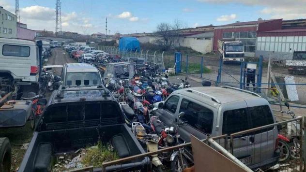 73 tescilsiz motosiklet trafikten men edildi