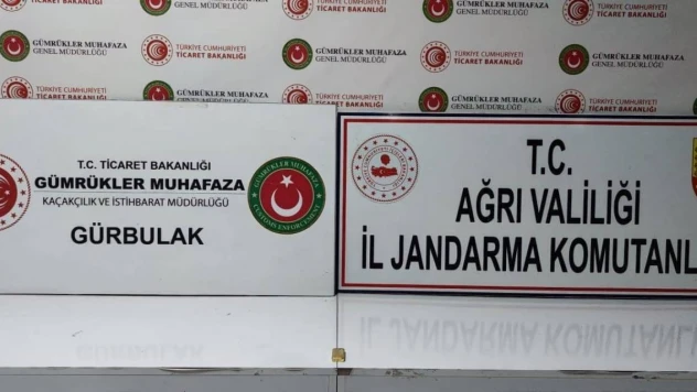Ağrı'da 1 kilo 152 gram kaçak altın ele geçirildi