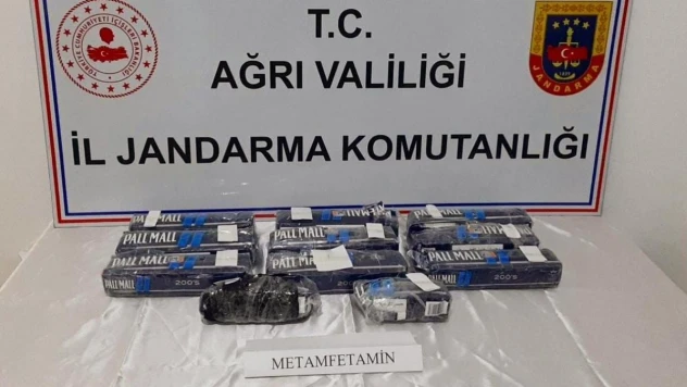 Ağrı'da 10 kilo 232 gram metamfetamin ele geçirildi
