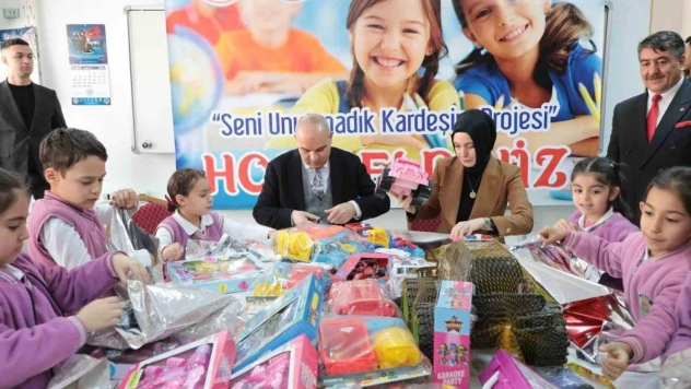 Ağrı'daki öğrenciler depremzede çocuklarla kardeşlik köprüsü kurdu