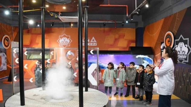 Aksaray Bilim Merkezi'nde bilim kampları başladı