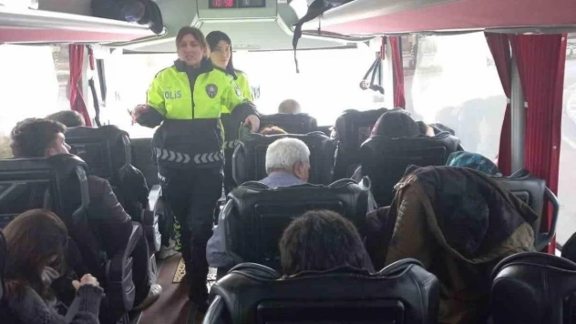 Aksaray'da 'Kemerin Seni Hem Koltuğa Hem de Hayata Bağlar' uygulaması