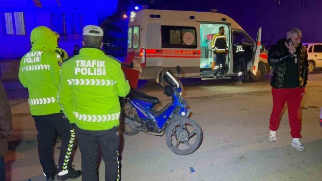 Aksaray'da motosiklet ile otomobil çarpıştı: 1 yaralı
