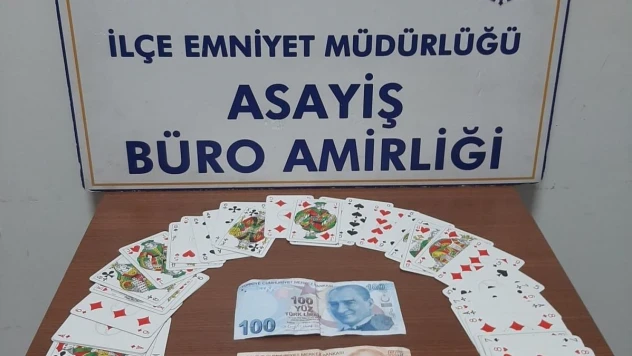 Akşehir'de kumar baskını: 20 bin 275 lira ceza