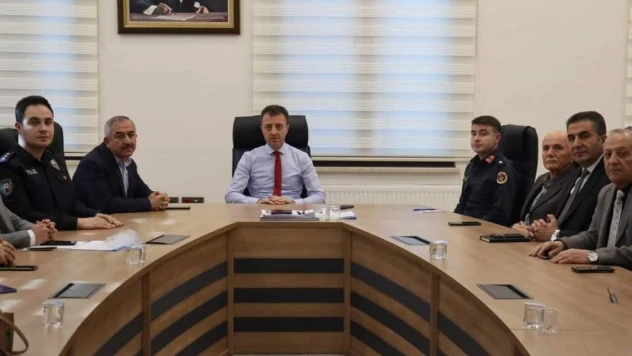 Alaca'da seçim güvenlik toplantısı yapıldı